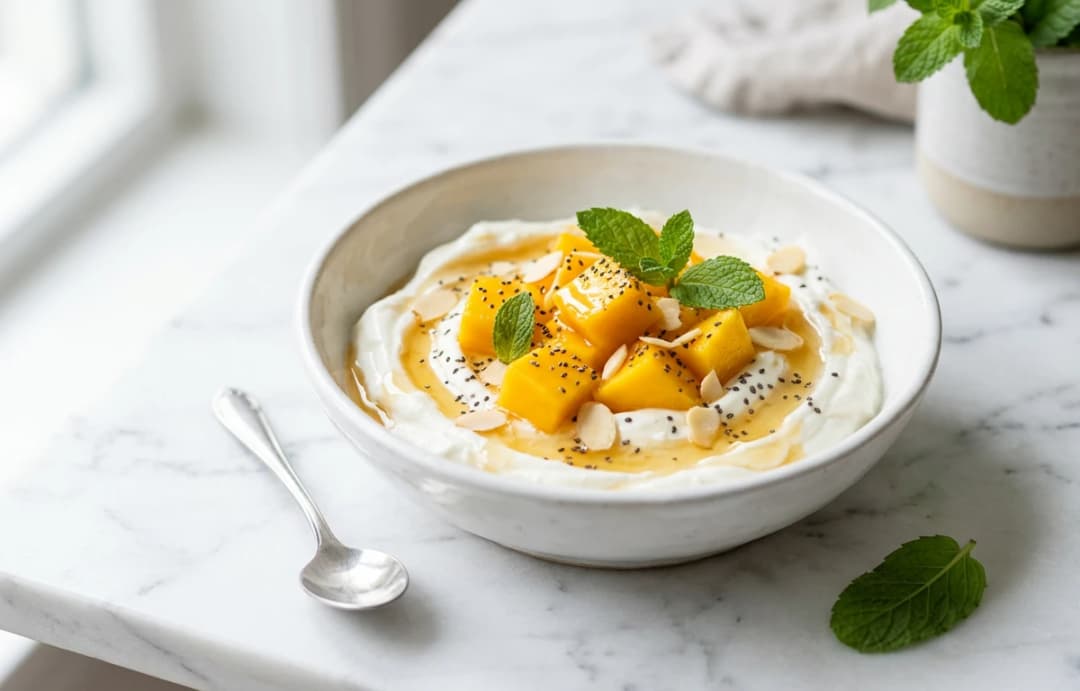 Mango Greek Yogurt Bowl