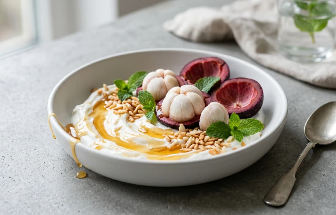 Mangosteen & Coconut Yogurt Bowl