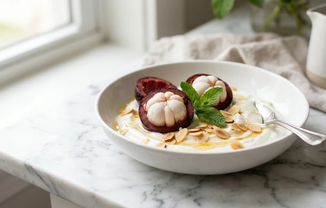 Mangosteen & Greek Yogurt Bowl