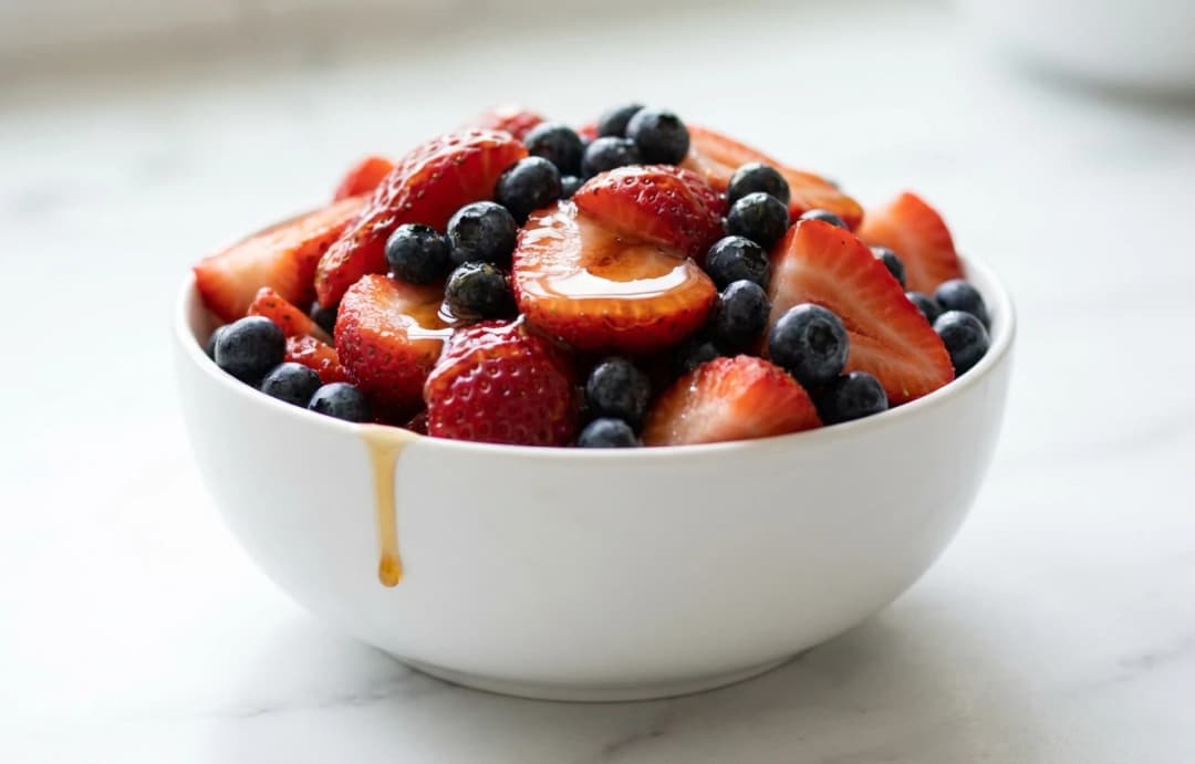 Maple Syrup and Fresh Berries
