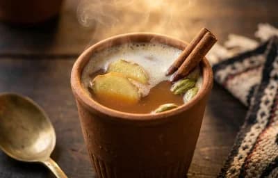 Masala Chai with Soy Milk