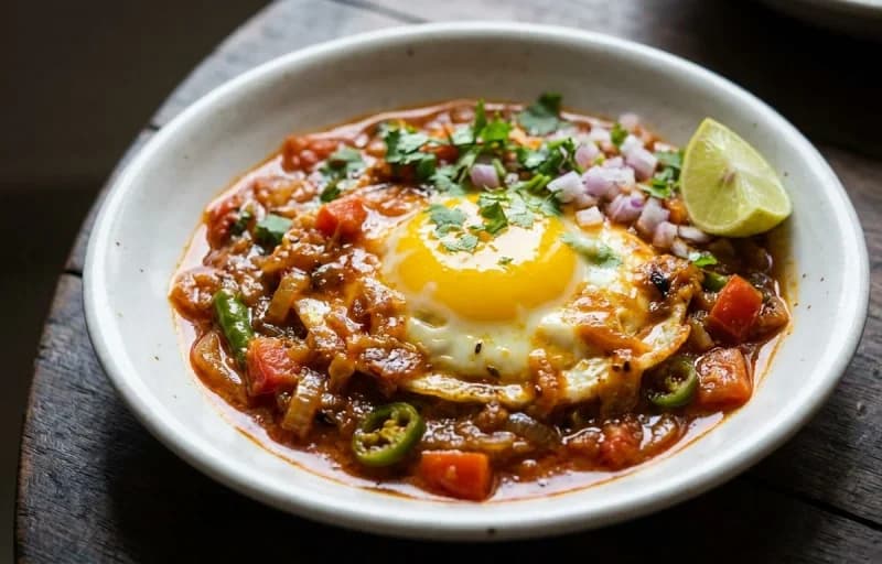 Masala Half Fry with Butter Toast - Recipe 1