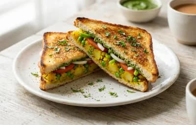 Masala Toast Sandwich