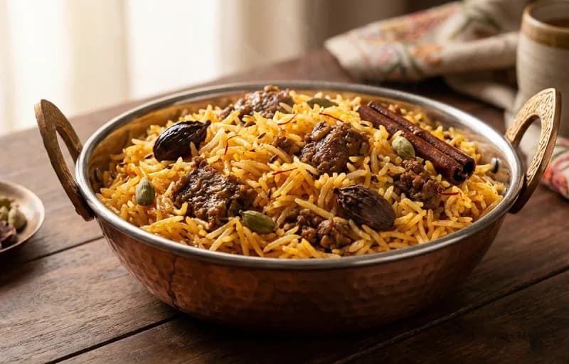 Matschgand Pulao with Kashmiri Girda - Recipe 1