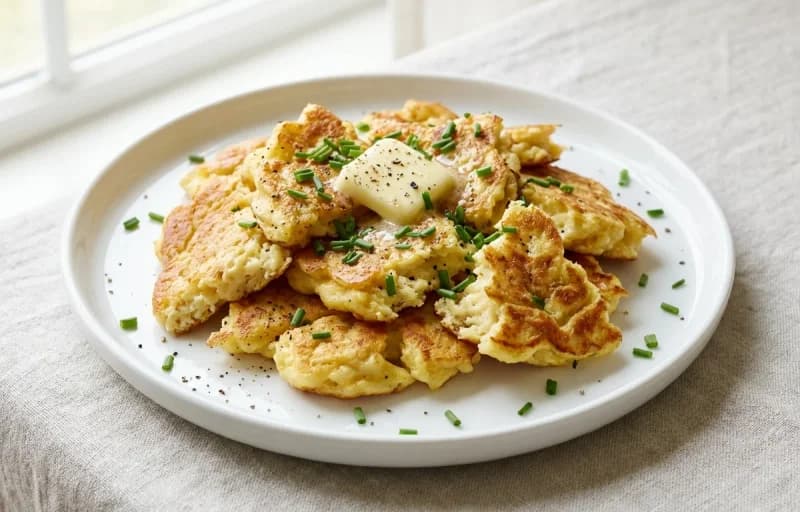 Matzo Brei with Cinnamon Applesauce - Recipe 1