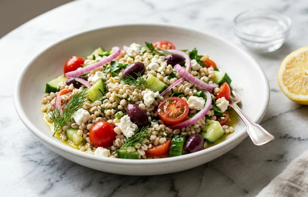Mediterranean Barley Salad