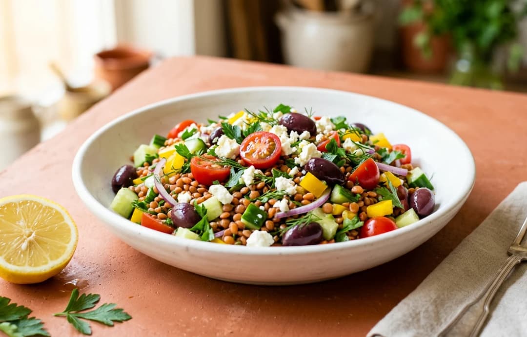 Mediterranean Lentil Salad