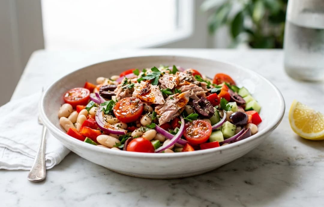 Mediterranean Tuna & Bean Salad