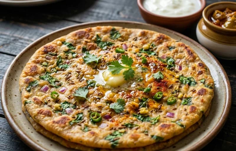 Methi Koki with Masala Chai - Recipe 1