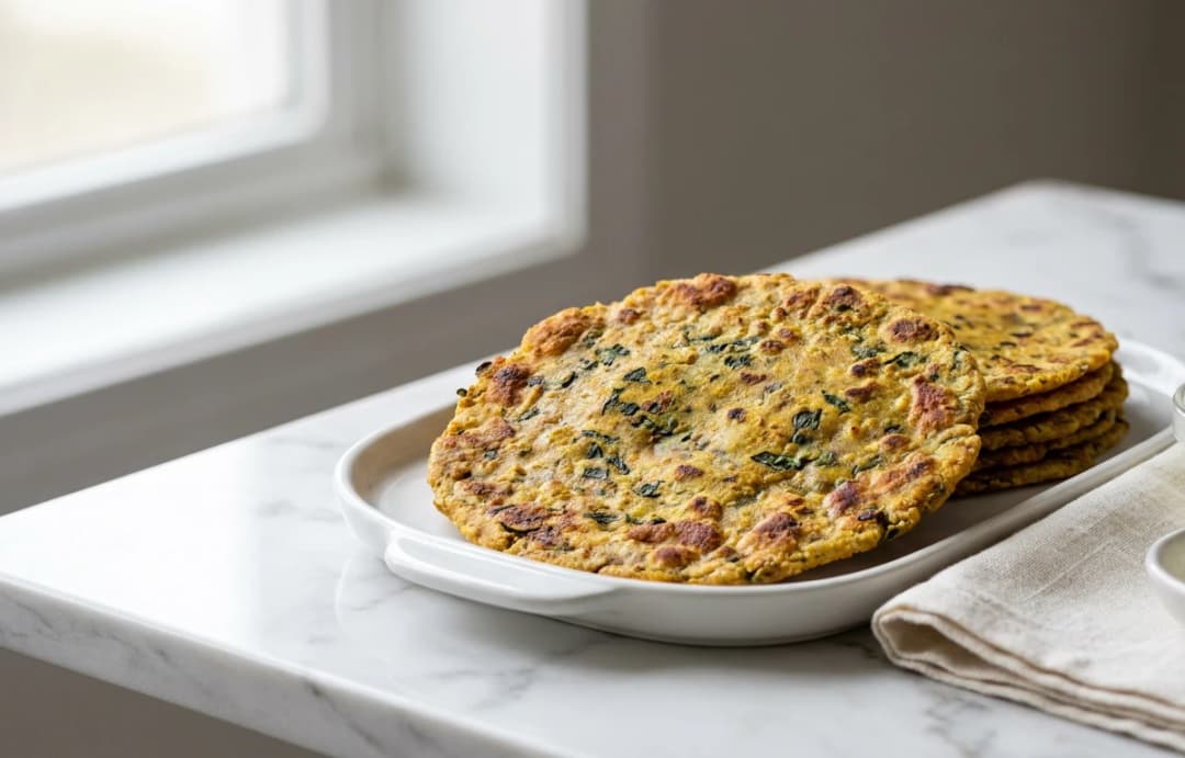 Methi Oats Paratha