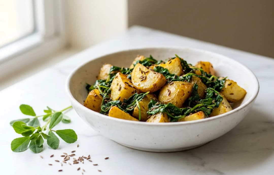 Methi Potato Sabzi