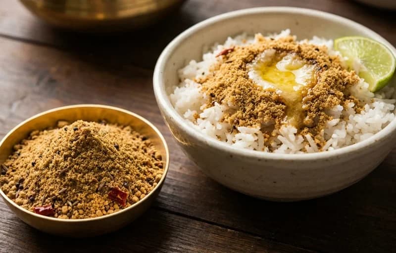 Dahi Bhaat, Metkut and Mango Pickle - Recipe 2