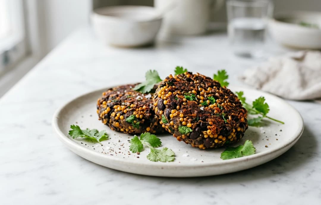 Millet & Black Bean Burgers