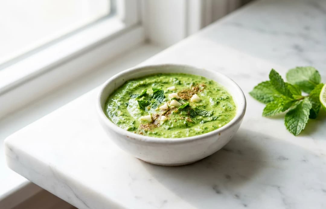 Mint-Garlic Chutney