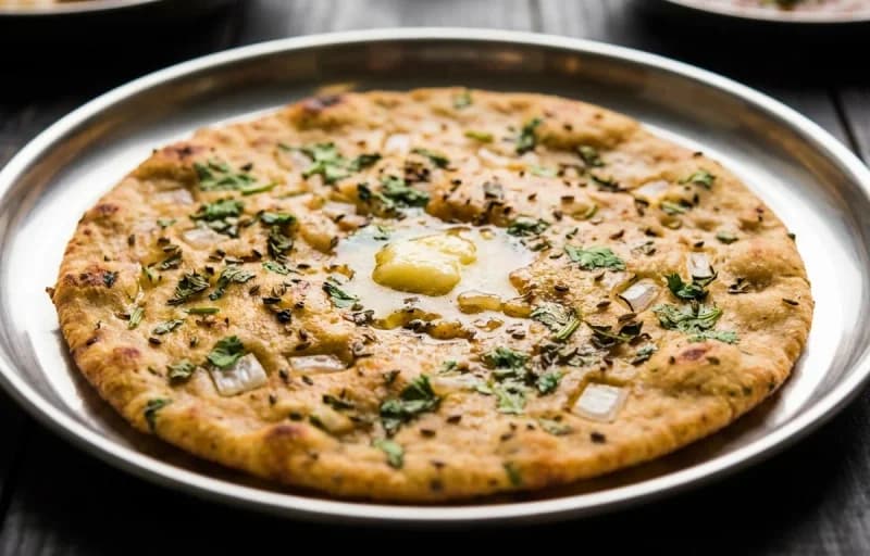 Anda Methi Malai, Missi Roti and Kachumber Salad - Recipe 2