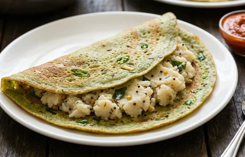 MLA Pesarattu with Palli Pachadi - Recipe 1