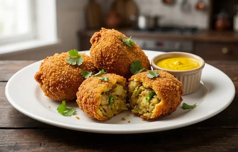 Mochar Chop with Bengali Kasundi - Recipe 1