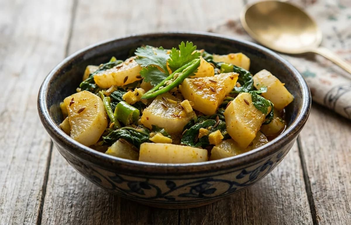 Mooli ki Sabzi