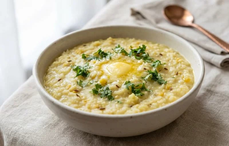 Tameta Inda nu Shaak, Moong Dal Khichdi and Masala Chaas - Recipe 2