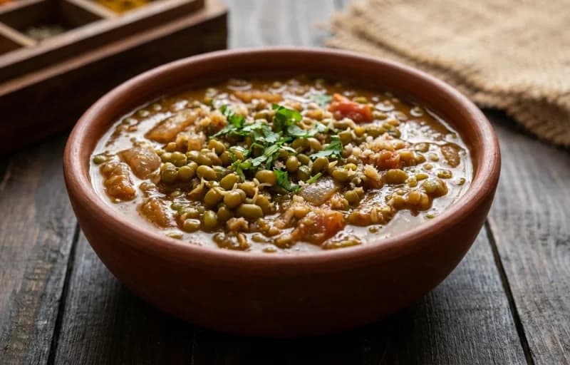 Moong Gathi with Ladi Pav - Recipe 1