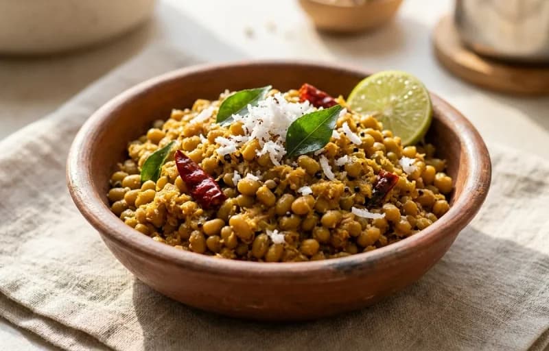 Ukda Sheet, Moong Sukke and Mitkesanga Upkari - Recipe 2