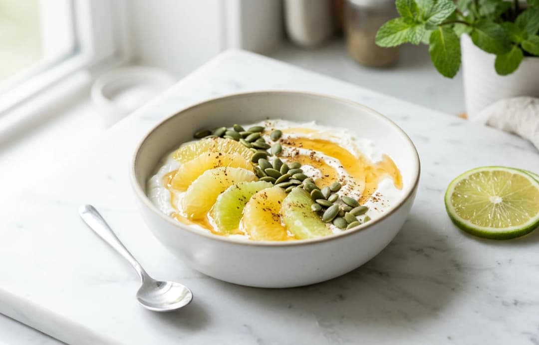 Mosambi & Greek Yogurt Bowl