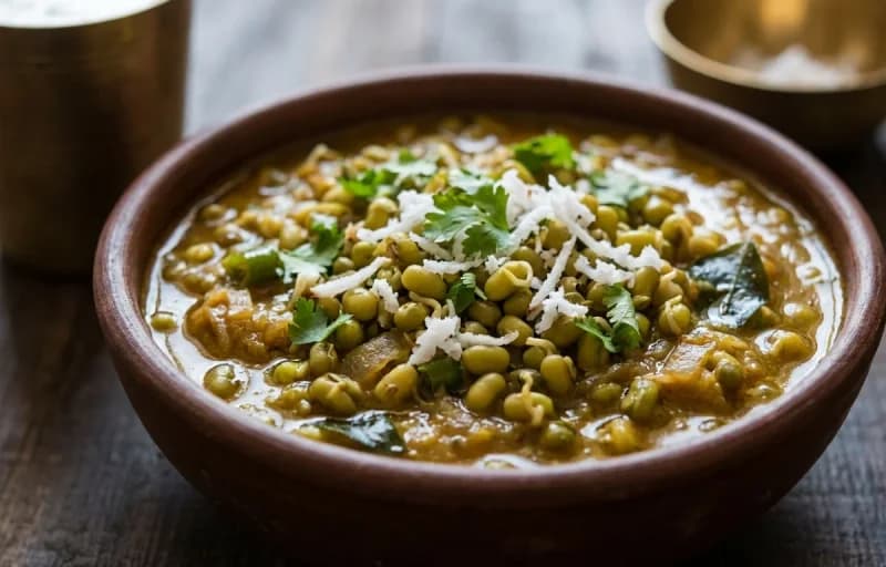 Mugachi Usal with Jowar Bhakri - Recipe 1