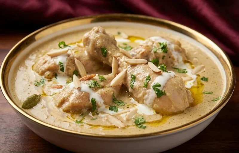 Murgh Badami Korma with Butter Naan - Recipe 1