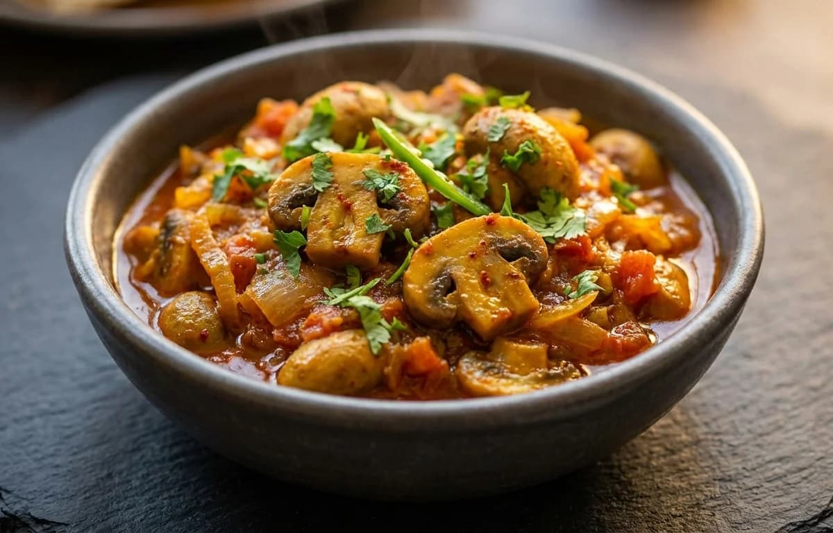 Mushroom Bhaji