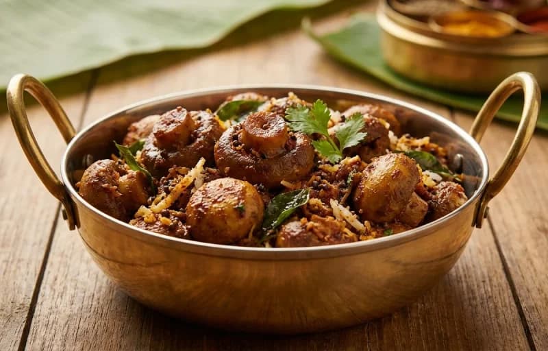 Pundi Gatti with Mushroom Sukka - Recipe 2