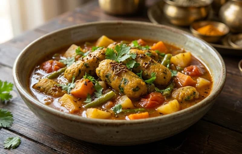 Muthiya Shaak with Rotli - Recipe 1