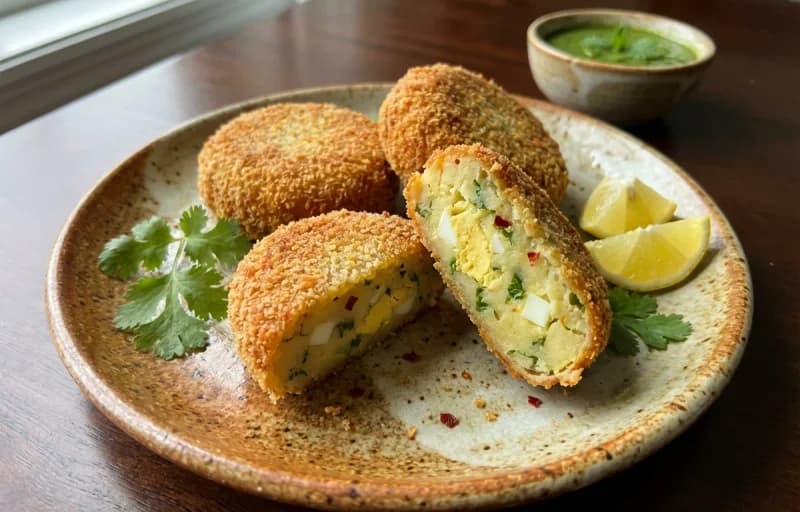 Mutta Cutlet, Tomato Ketchup and Masala Chai - Recipe 1