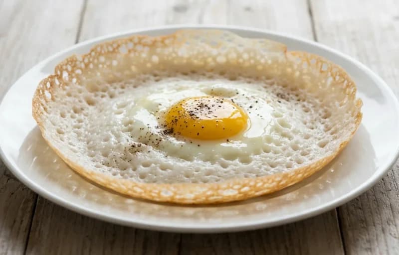 Muttai Appam with Thengai Paal - Recipe 1