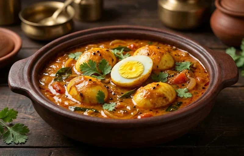 Kerala Appam with Muttai Curry - Recipe 2