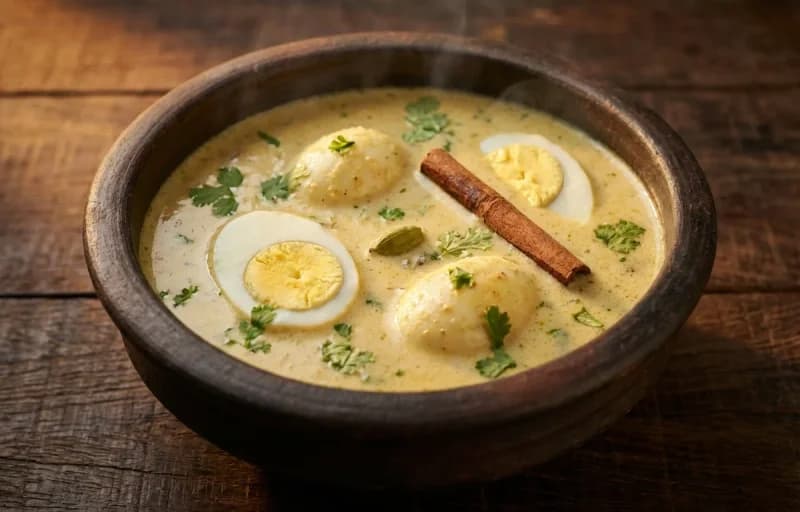 Muttai Korma with Veechu Parotta - Recipe 1