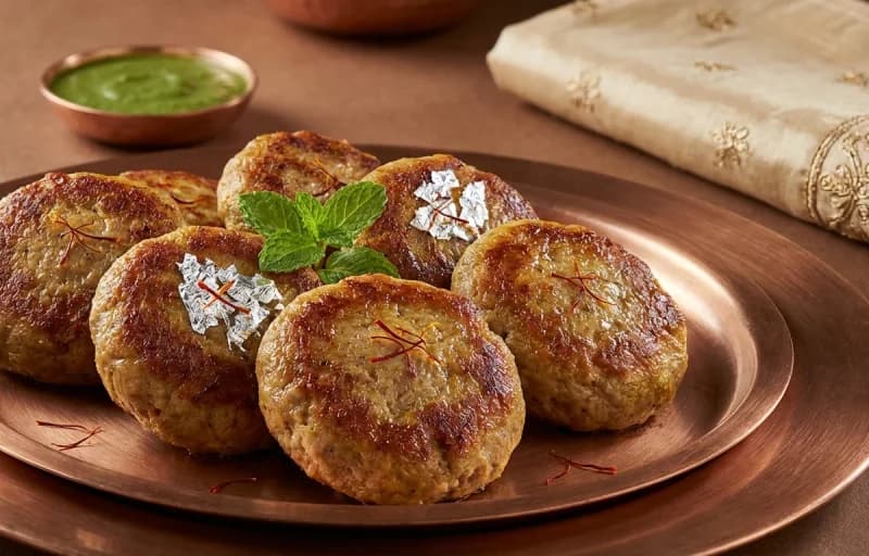 Mutton Galouti Kebab with Ulte Tawa Paratha - Recipe 1