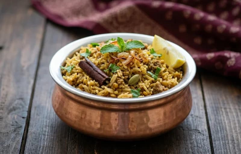Mutton Keema Khichdi