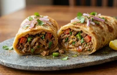 Mutton Keema Roll
