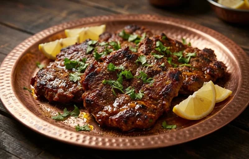 Mutton Pasanda Kebab with Mint Chutney - Recipe 1