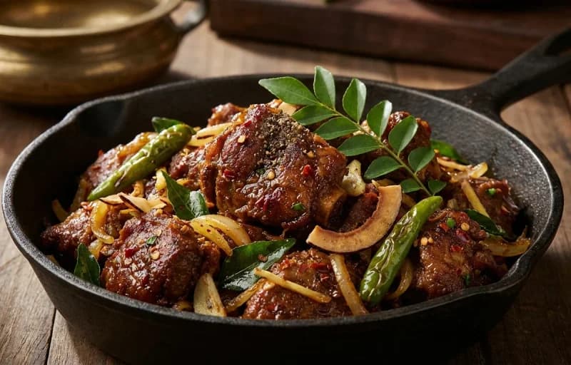 Parotta with Mutton Roast - Recipe 2