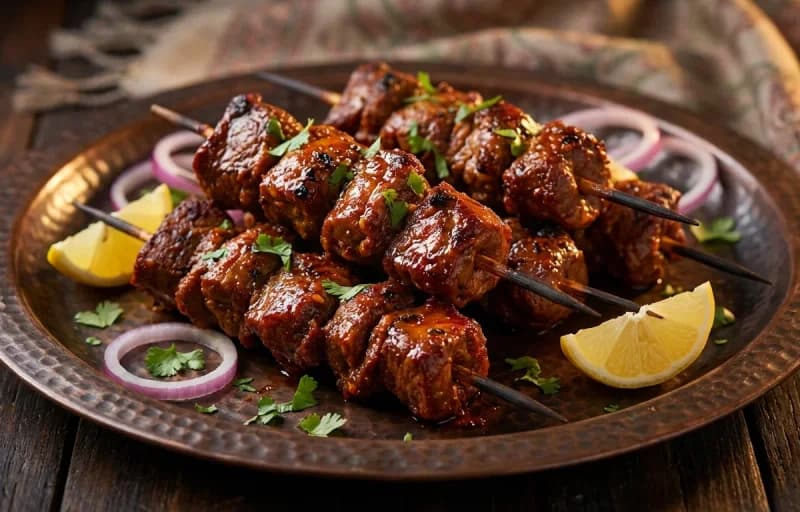 Mutton Tujji, Lavasa Bread and Onion Chutney - Recipe 1