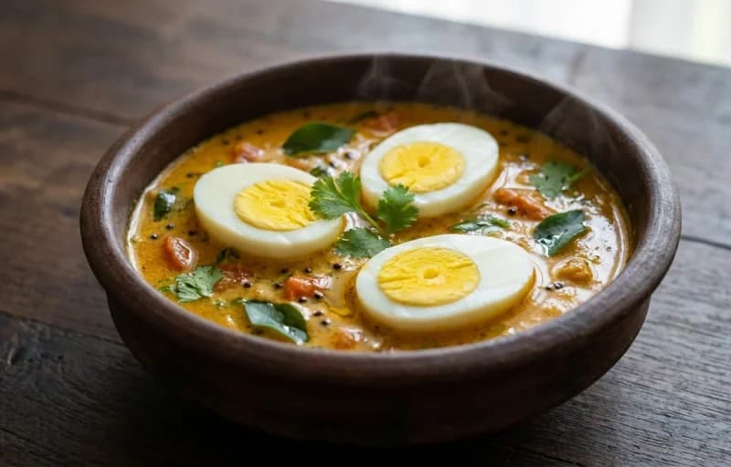 Kerala Appam with Nadan Mutta Curry - Recipe 2