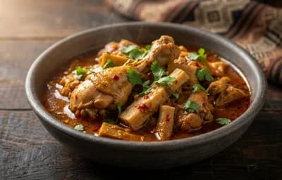 Naga Chicken with Bamboo Shoot