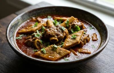 Nagpuri Mutton Curry with Patodi Rassa