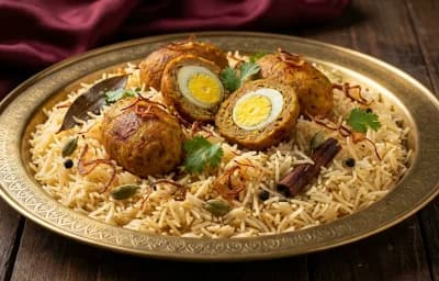 Nargisi Kofta Pulao