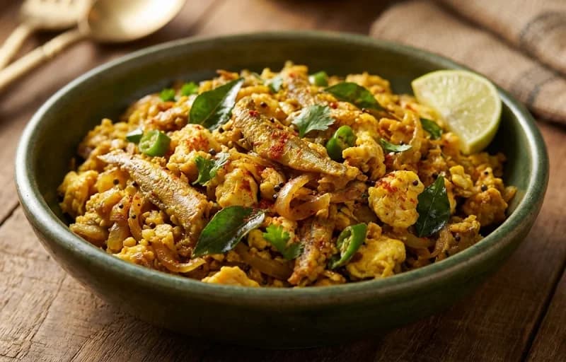 Nethili Meen Muttai Poriyal