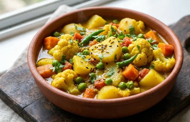 Bengali Luchi with Niramish Torkari - Recipe 2