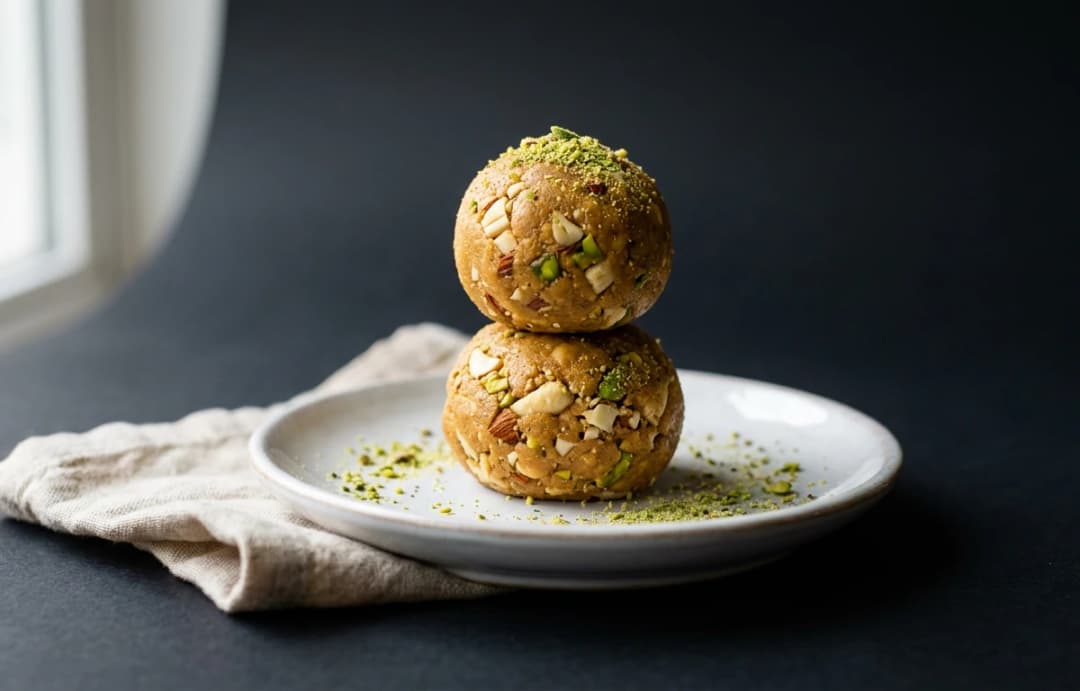 No-Cook Sattu Energy Ladoos