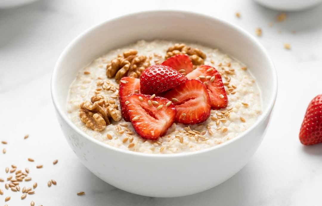Oats with Strawberries