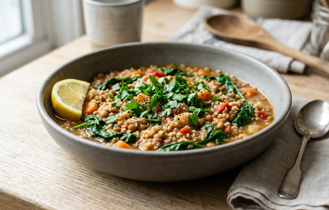 One-Pot Lentil & Grain Stew